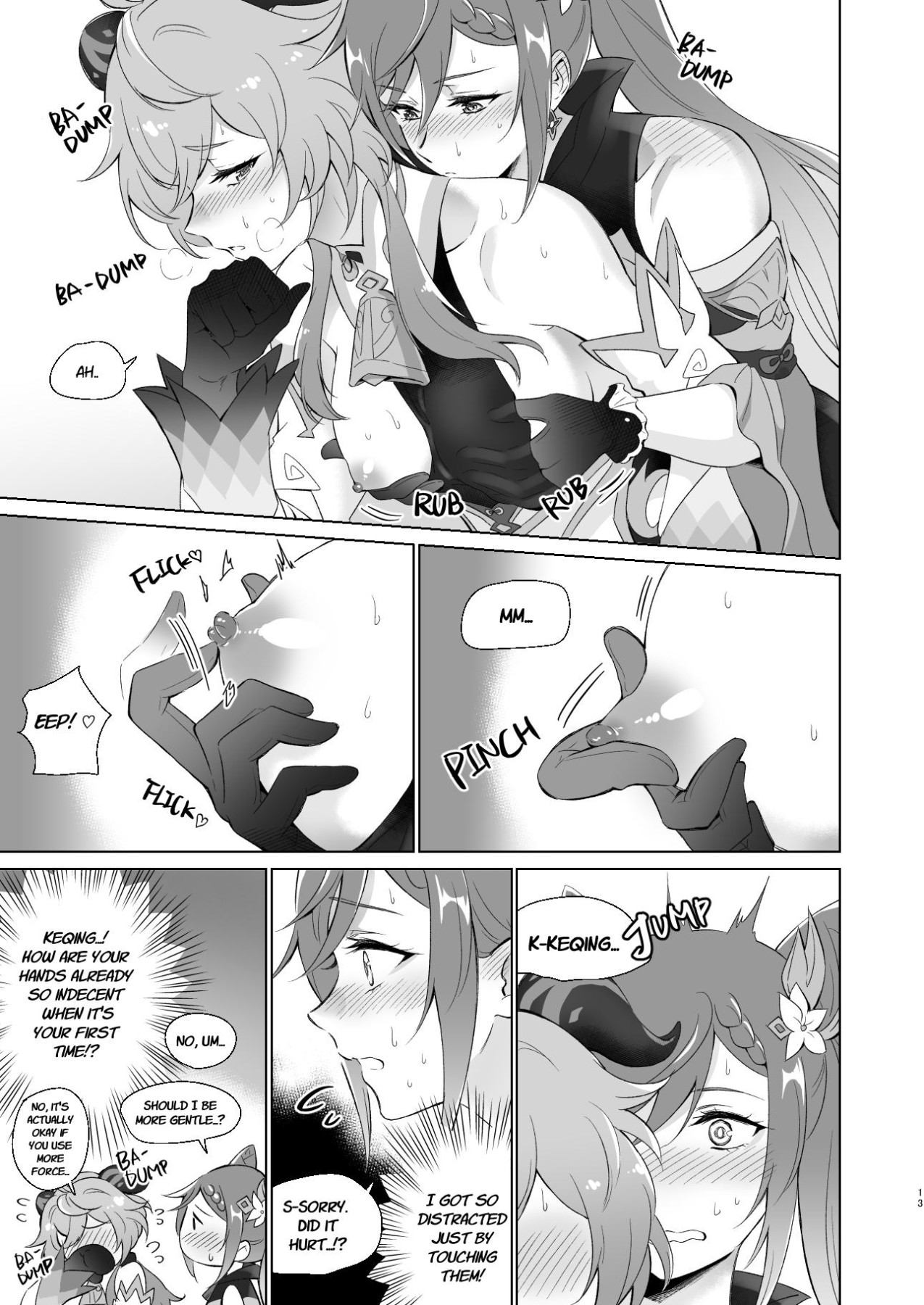 Hentai Manga Comic-Sleep With Me, Ganyu-Read-11